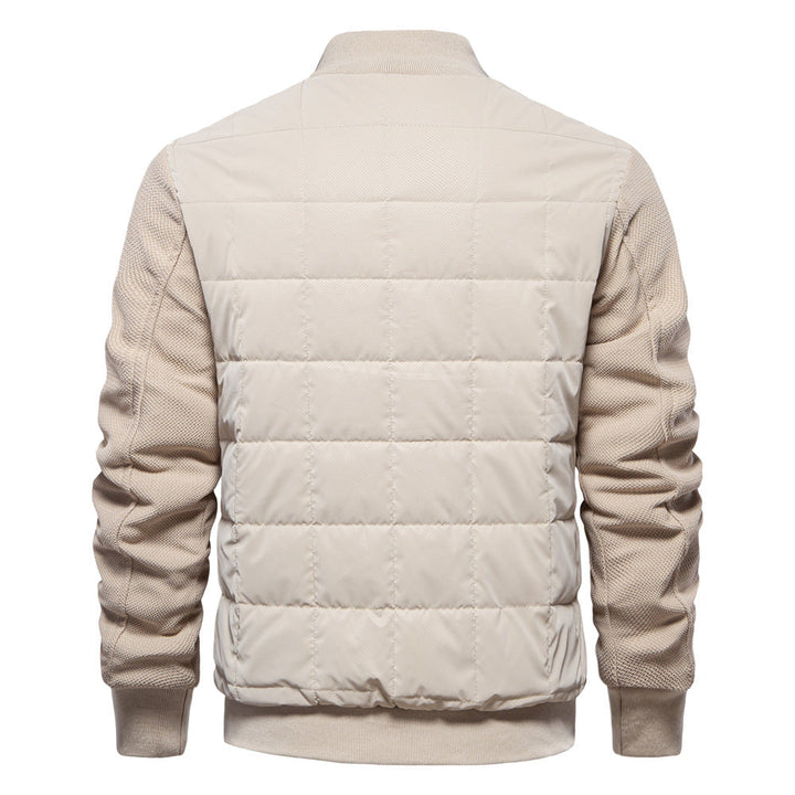 Drune | Herren Winter Steppjacke Mit Gerippten Bündchen Und Reißverschlussverschluss
