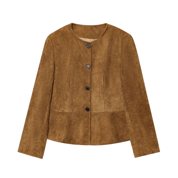 Damen elegante Velourjacke Drune