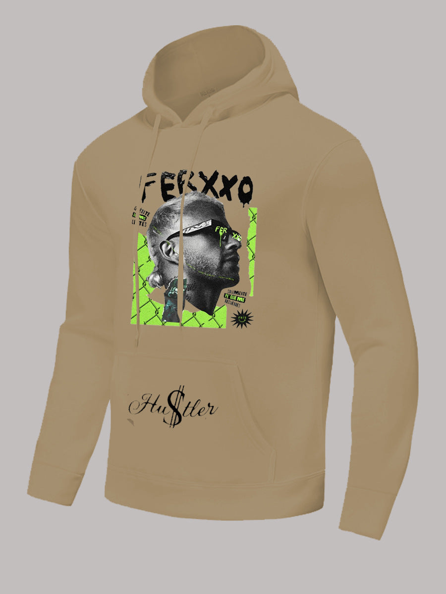 Damen Hoodie mit grafischem Streetart-Print Drune
