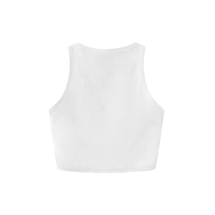 Damen Crop-Top mit aufregendem Herz-Motiv und modischem Schriftzug Drune