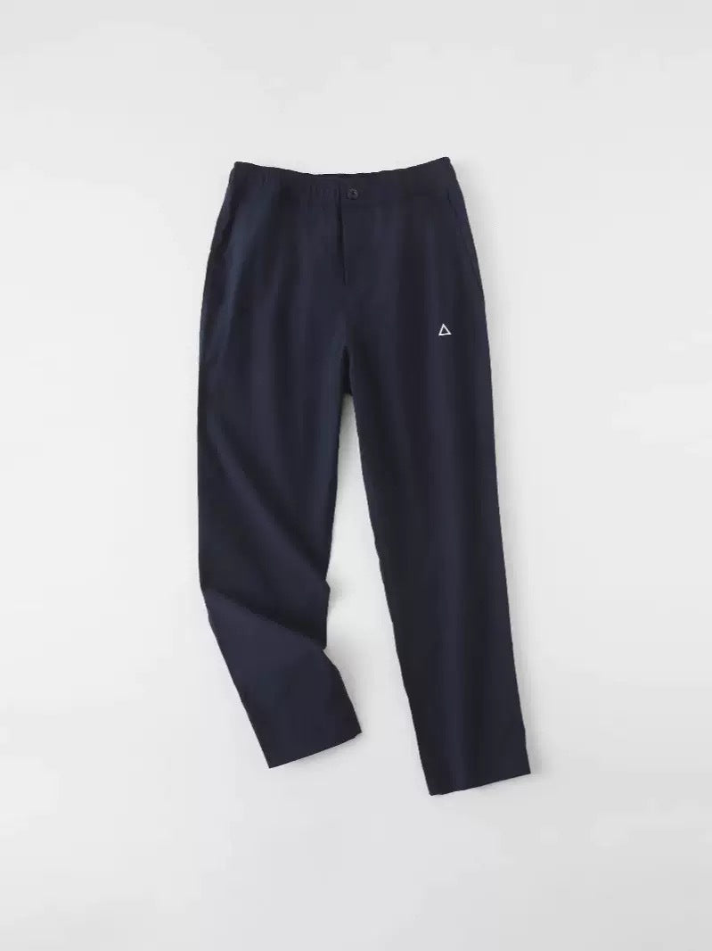 Damen funktionale Freizeit-Hose mit elastischem Bund und seitlichen Taschen Drune