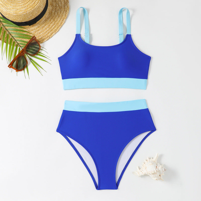 Damen Bikini-Set mit hohem Bund und sportlichem Schnitt Drune
