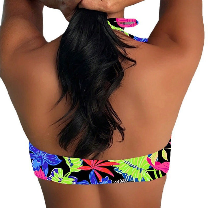 Damen Bandeau-Bikini-Top mit kreativen Cut-Out-Details Drune