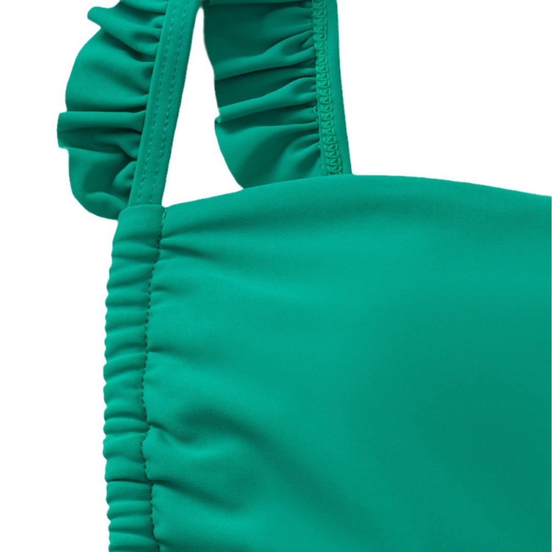 Damen Bandeau-Bikini mit verspielten Rüschen Drune