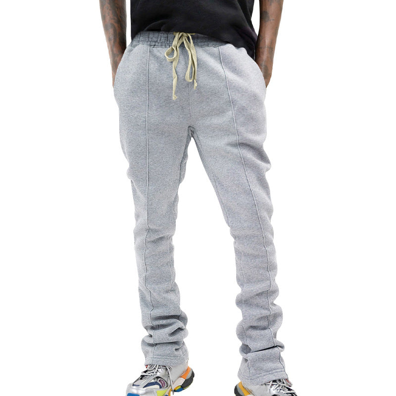 Herren sportliche Sweatpants mit seitlichen Kontraststreifen Drune