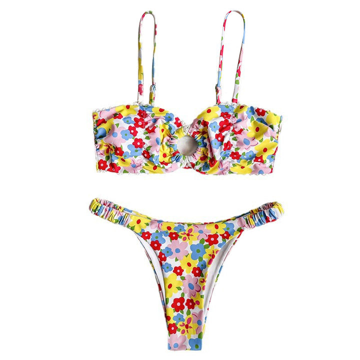 Damen Blumiger Bikini Drune