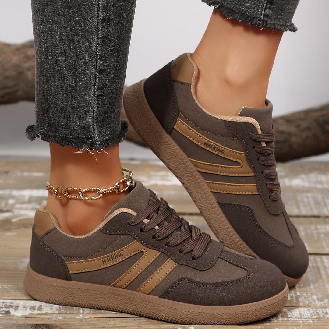 Damen Sportliche Sneakers mit rutschfester Sohle und weichem Innenfutter Drune