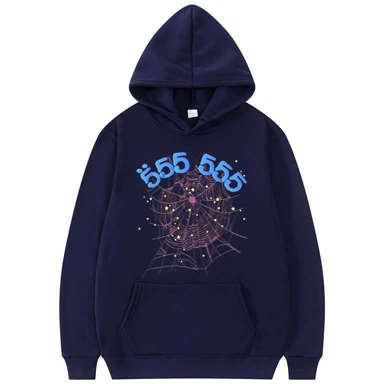 Damen Hoodie mit kreativem Spinnennetz-Motiv Drune