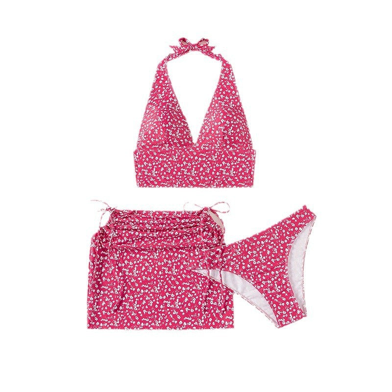 Damen Crop-Top Bikini mit tiefem V-Ausschnitt Drune
