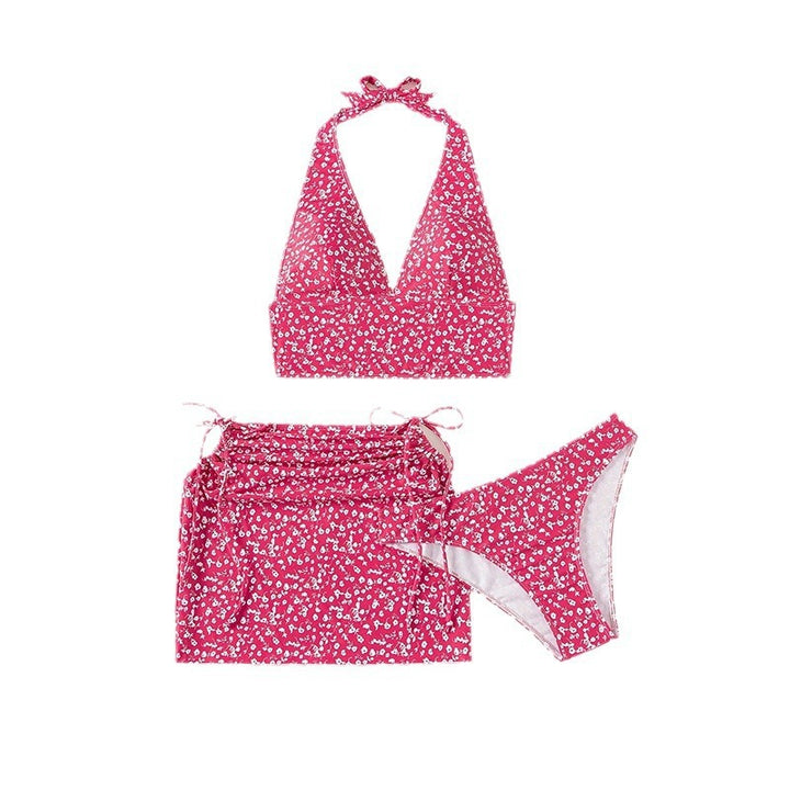 Damen Crop-Top Bikini mit tiefem V-Ausschnitt Drune