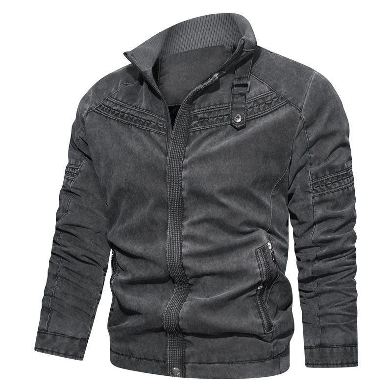 Herren strapazierfähige Übergangsjacke mit hochwertiger Steppung und praktischen Reißverschlusstaschen Drune