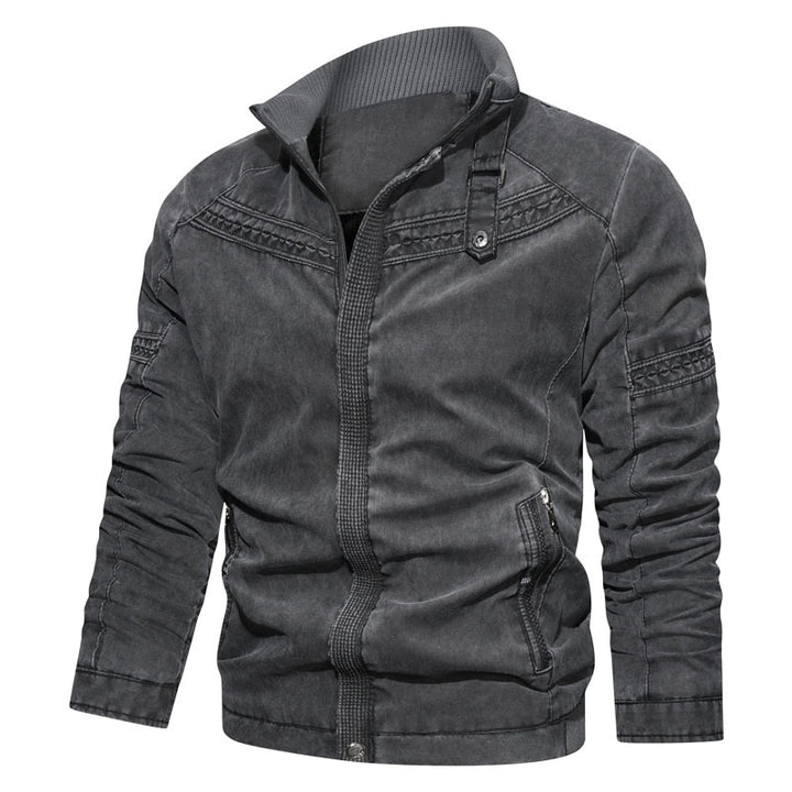 Herren strapazierfähige Übergangsjacke mit hochwertiger Steppung und praktischen Reißverschlusstaschen Drune