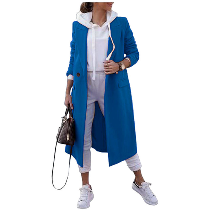 Damen Elegante Übergangsjacke mit schickem Revers und praktischen Taschen Drune