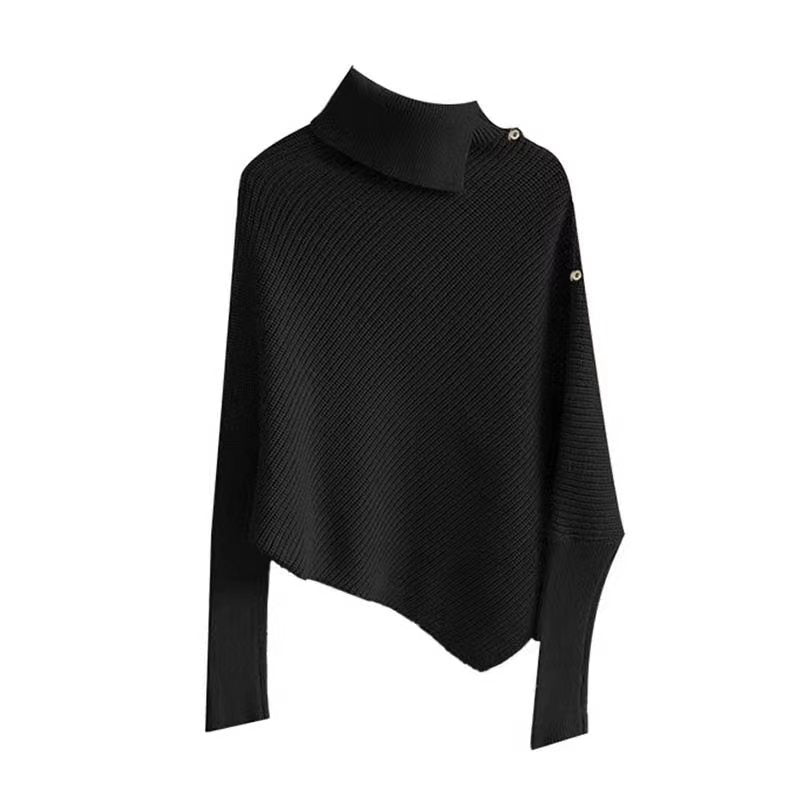 Damen Oversized Pullover mit asymmetrischem Saum Drune