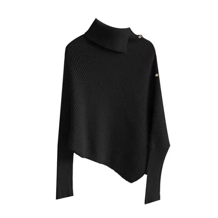 Damen Oversized Pullover mit asymmetrischem Saum Drune