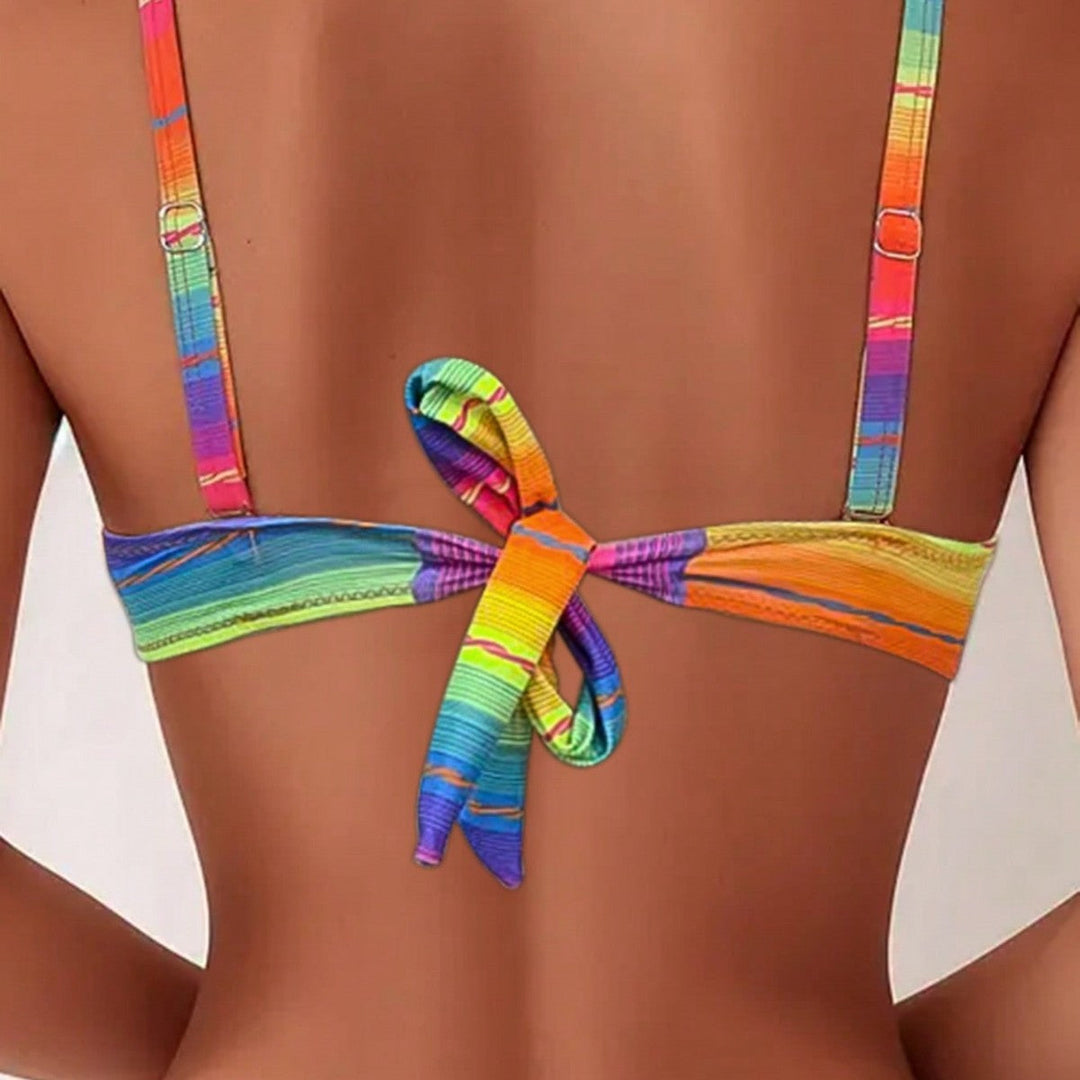 Damen Bikini-Set mit komfortablem Bügel und einstellbaren Trägern Drune