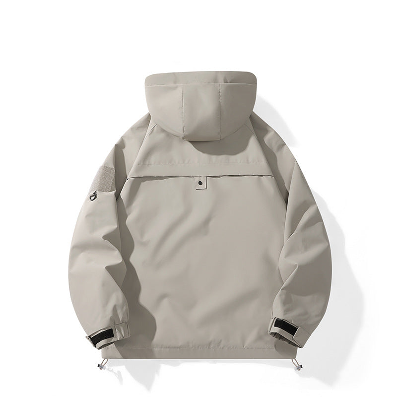 Damen technische Outdoor-Jacke mit verstellbarem Kapuzendesign und praktischen Taschen Drune