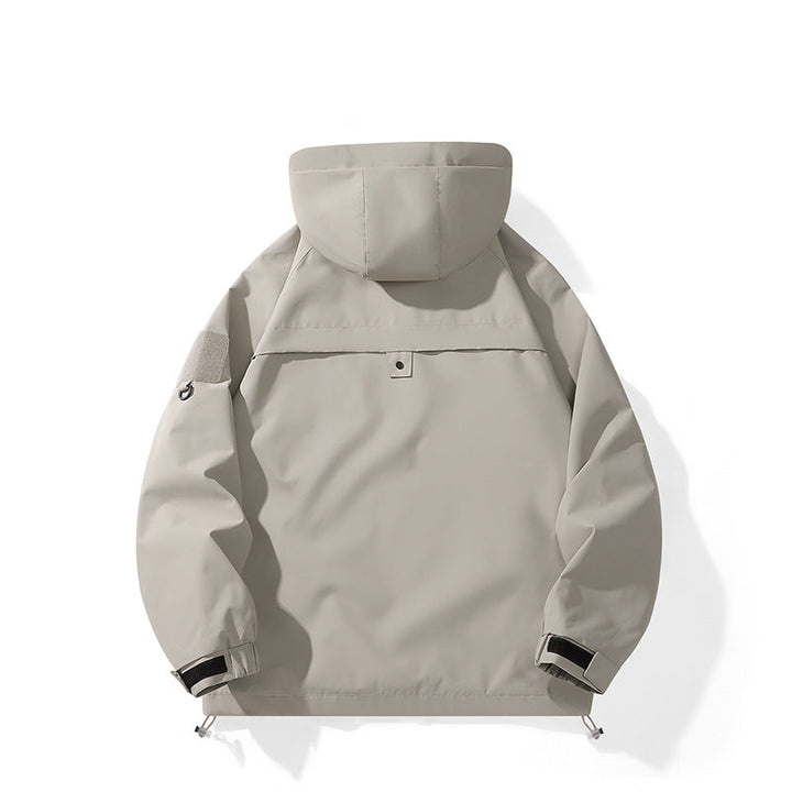 Damen technische Outdoor-Jacke mit verstellbarem Kapuzendesign und praktischen Taschen Drune