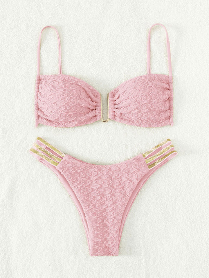Damen Push-Up Bikini-Set mit elegantem eingearbeiteten Detail Drune