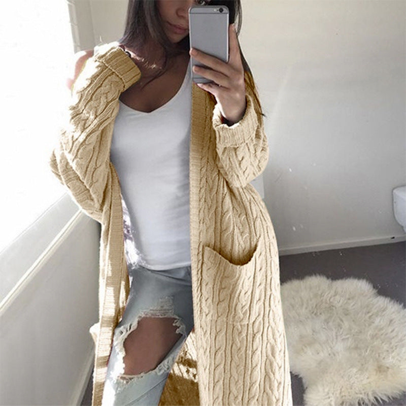 Damen Strickjacke mit Taschen Drune