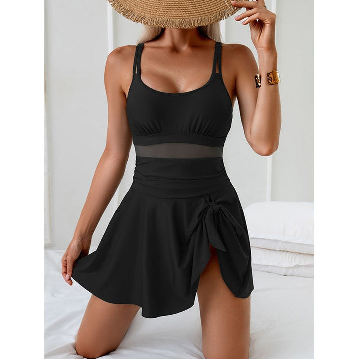 Damen Sportlicher Badeanzug mit schickem Rock Drune