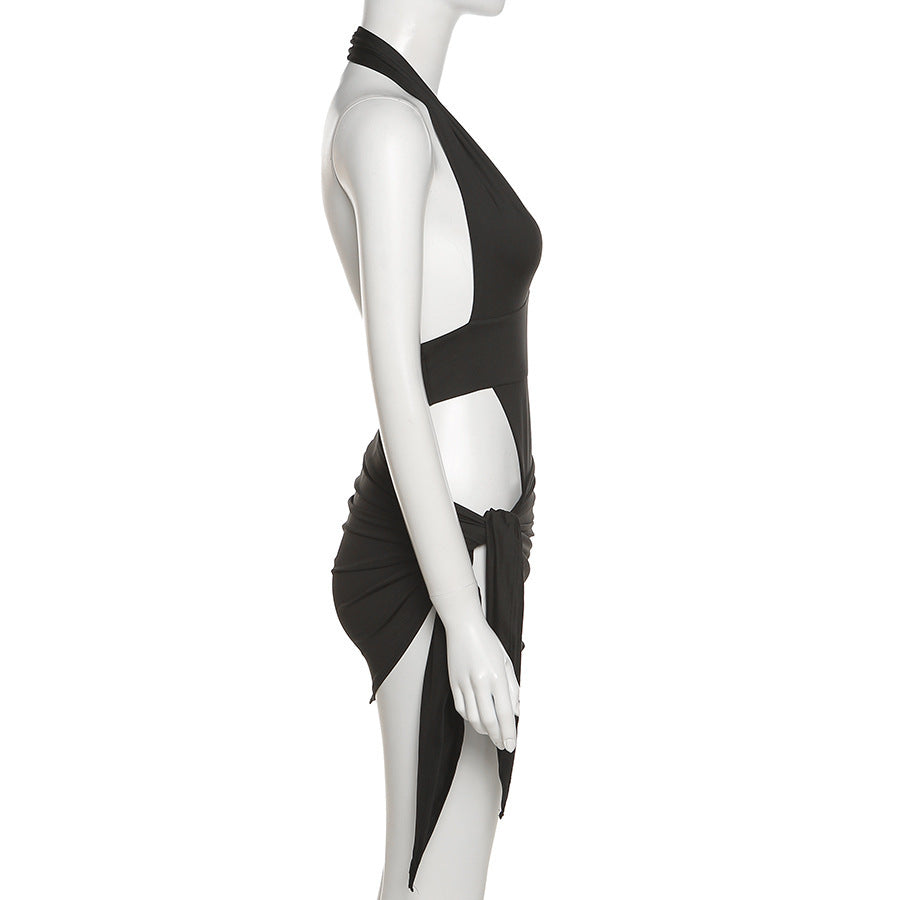 Damen Badeanzug mit tiefem V-Ausschnitt und trendigem Cut-Out Drune