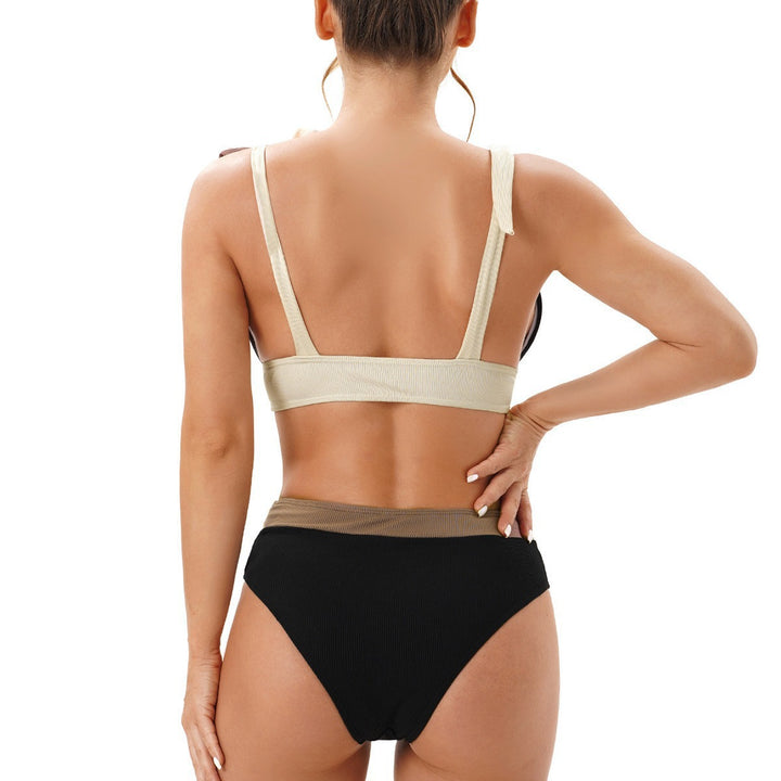 Damen Bikini-Set mit trendigen Rüschen und verstellbaren Trägern Drune