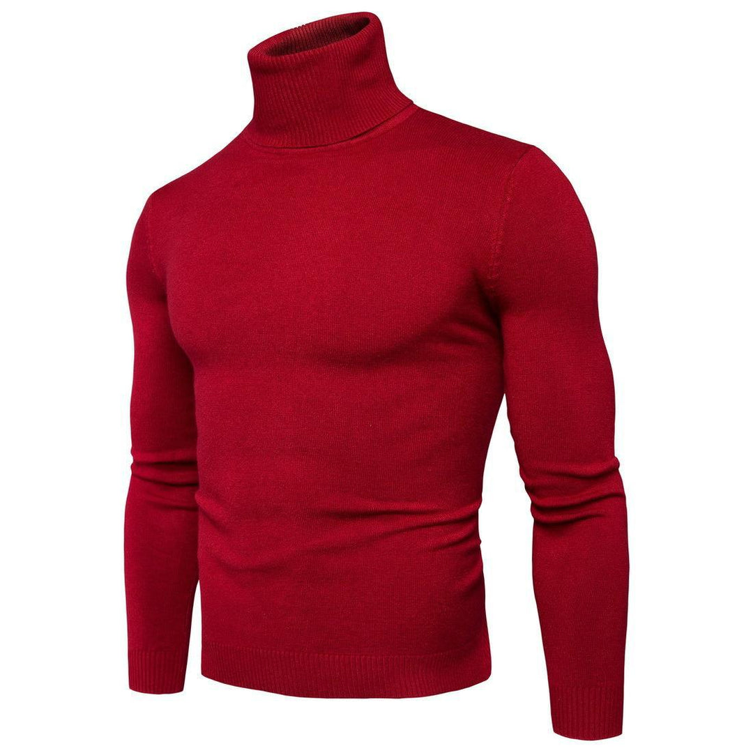 Herren Rollkragenpullover aus weichem Merinowolle Drune