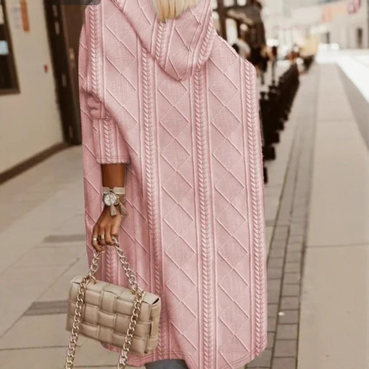Damen Kapuzenjacke mit strukturierter Ripp-Oberfläche Drune