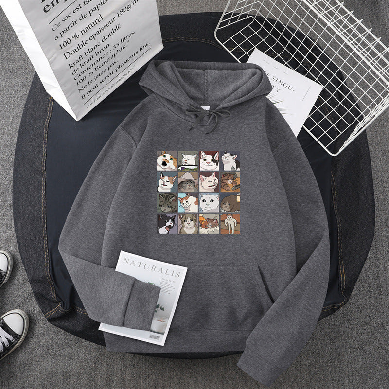 Damen Sweatshirt mit Tier-Motiv Drune