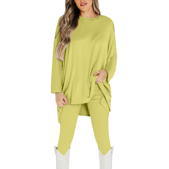 Damen Lässiges Set aus oversized Oberteil und figurbetonten Leggings Drune