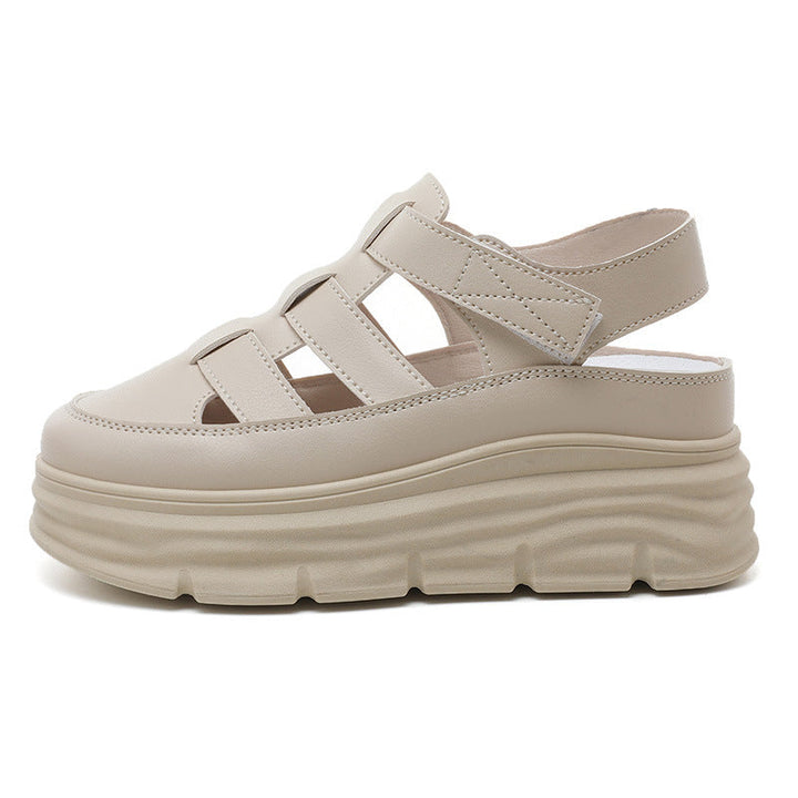 Damen luftige Plateau Sandalen Drune