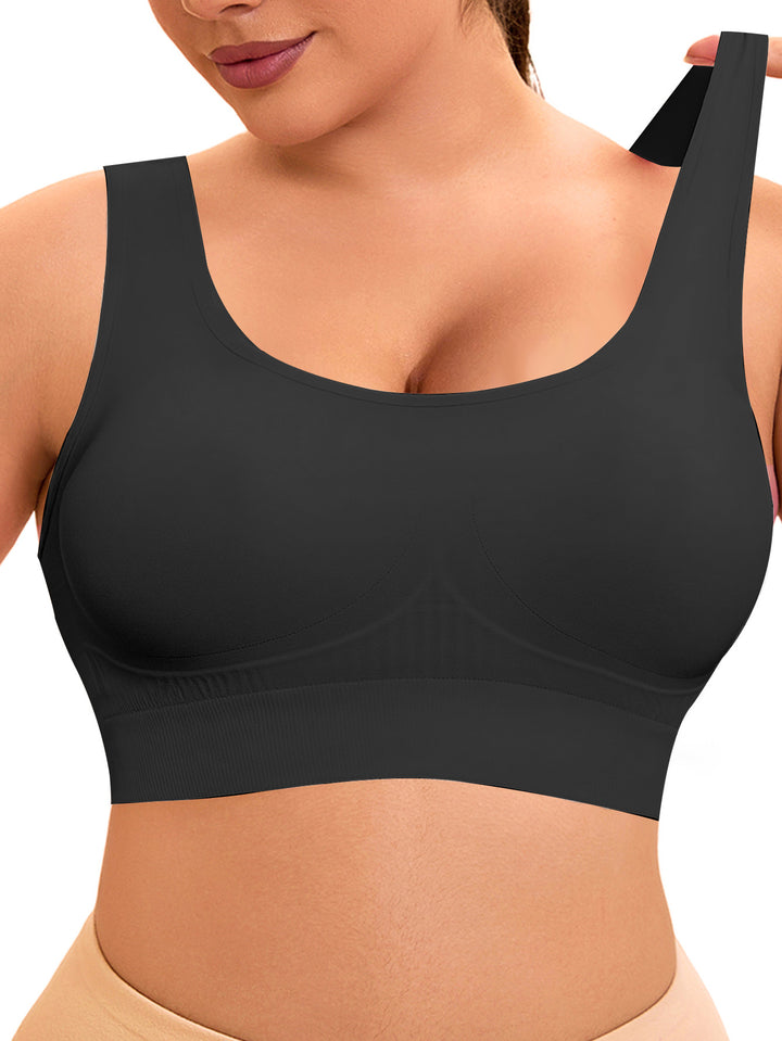 Damen Komfort-BH mit nahtlosem Design und stützendem Unterbrustband Drune