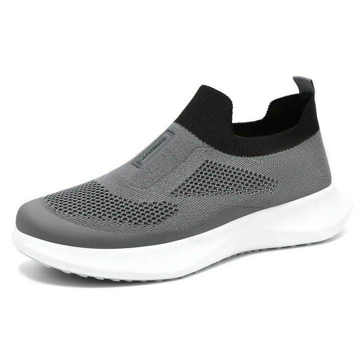 Damen nan leichter Strick-Slip-On Sneaker mit sockenähnlichem Schaft, elastischem Einstieg und ergonomischer Memory-Plateausohle Drune