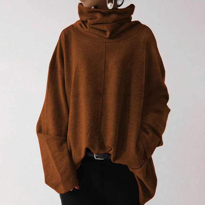 Drune | Trendiger einfarbiger Rollkragenpullover