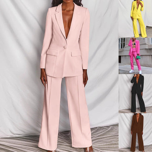 Damen Eleganter Anzug mit übergroßem Schnitt und modischen Akzenten Drune