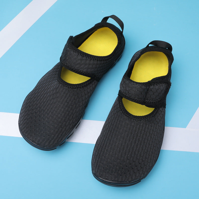Damen Aquaschuhe mit flexiblem Klettverschluss und rutschfester Sohle Drune