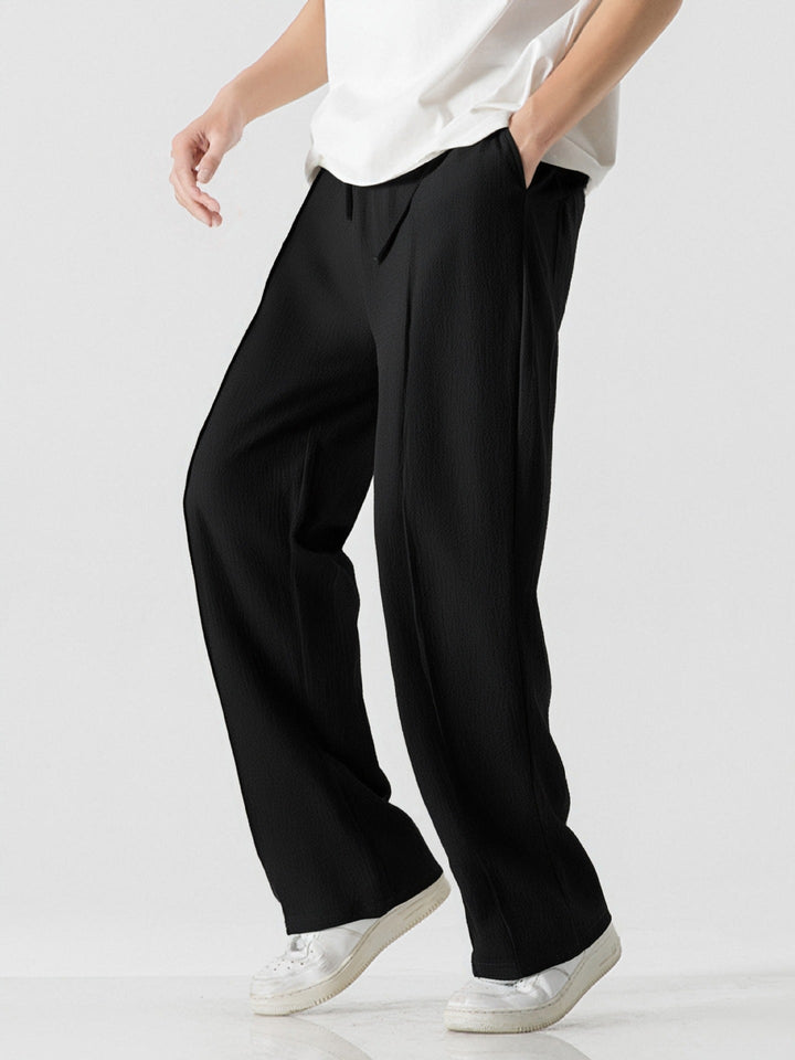Herren Elegante, weite Freizeithose aus atmungsaktivem Gewebe Drune