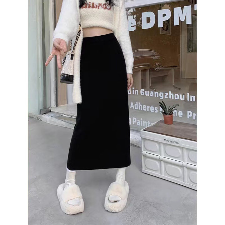 Damen Maxi-Rock aus weichem Material mit eleganter Passform Drune