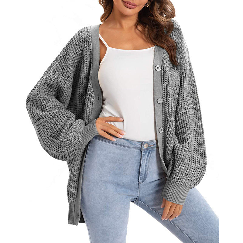 Damen Grobstrick-Cardigan mit lässigem Schnitt Drune