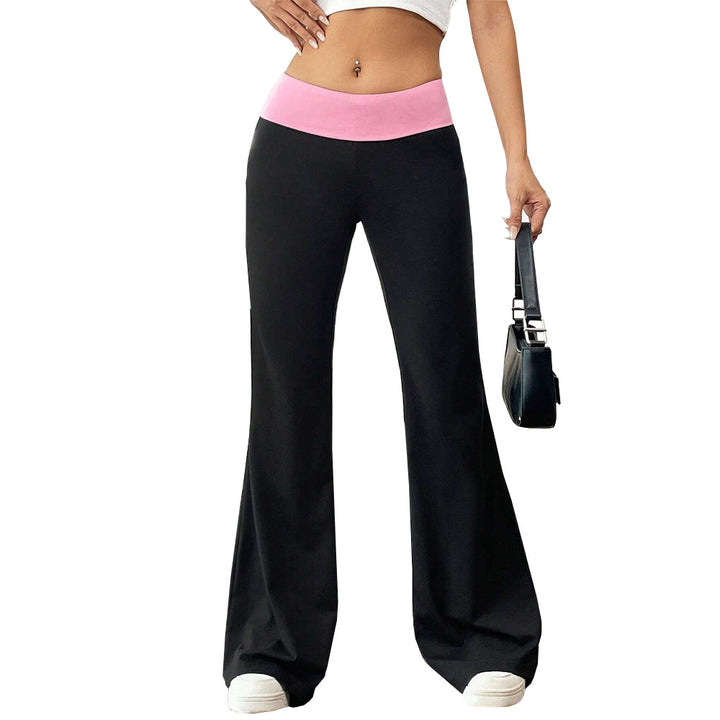 Damen Flared Jogginghosen mit stylischem Bund Drune