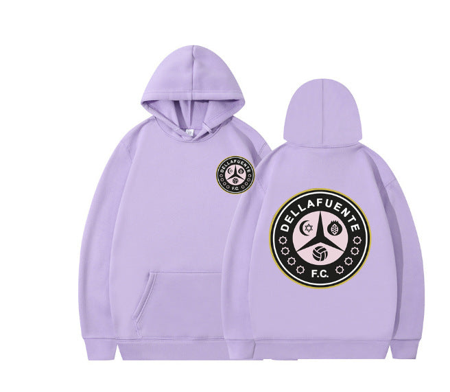 Damen Kapuzenpullover mit künstlerischem Motiv und bequemer Passform Drune