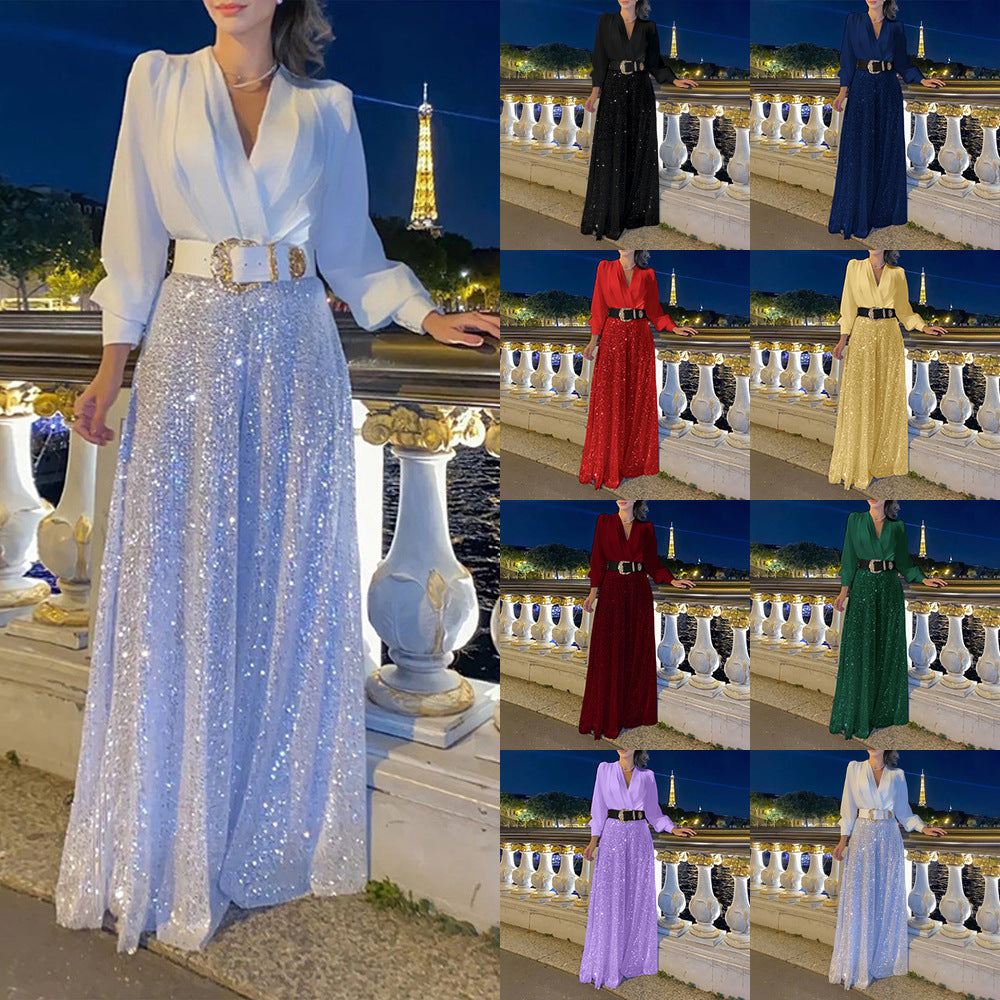 Damen Glamouröser Abendkleid Drune