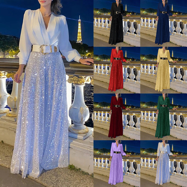 Damen Glamouröser Abendkleid Drune
