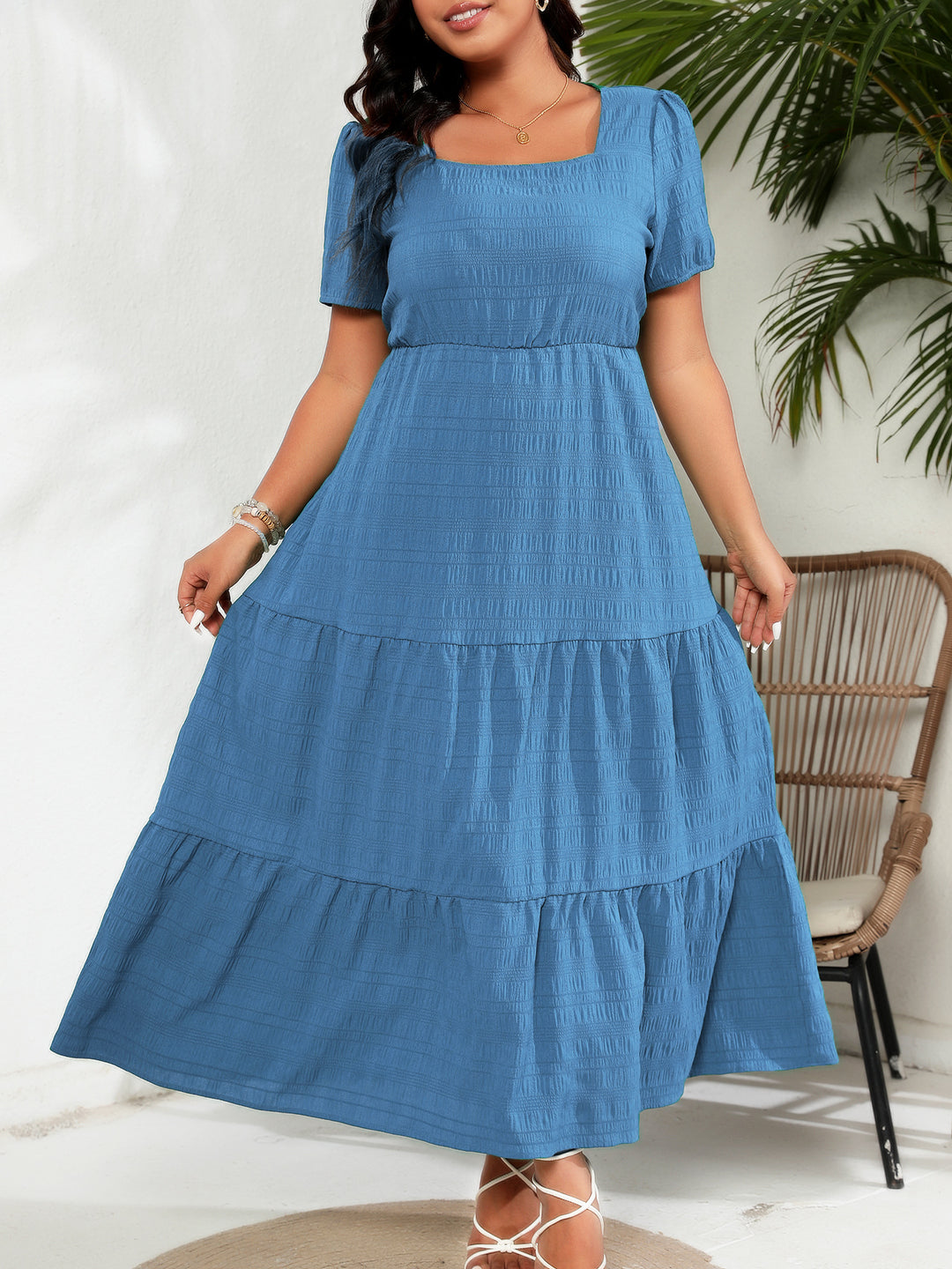 Damen Maxikleid Drune