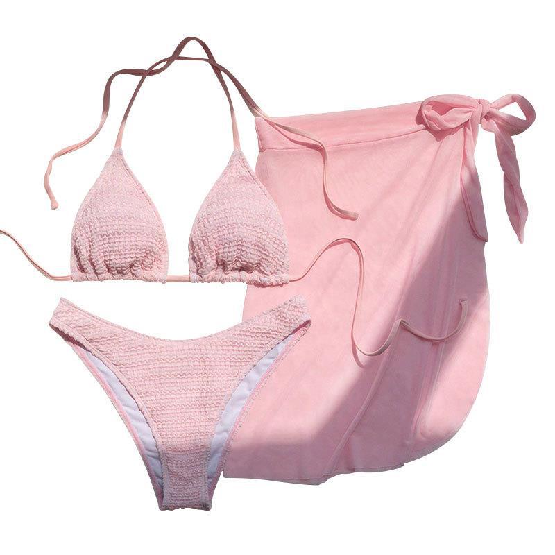 Damen wunderbares Bikini-Set mit elegantem Wickelrock Drune