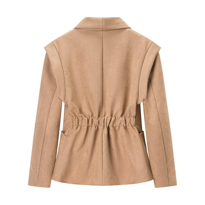 Damen Elegante Blazerjacke mit strukturiertem Design und modischen Details Drune