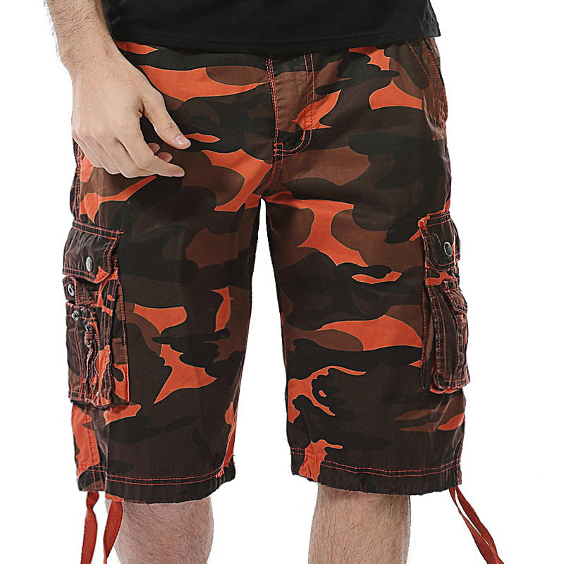 Herren Cargo-Shorts mit Mehrfachtaschen-Nutzungsdesign Drune