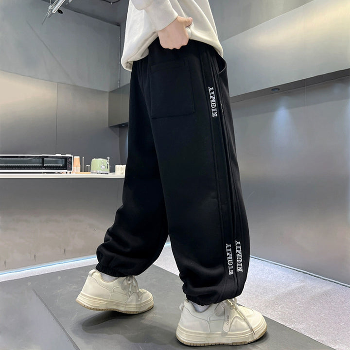 Damen lässige Freizeithose mit tiefen Taschen Drune
