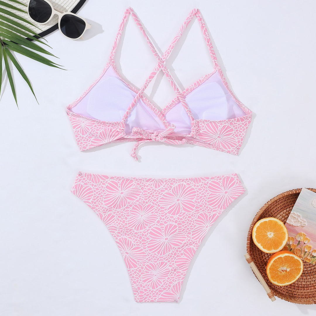 Damen Bikini-Set mit floralem Design und komfortablem Schnitt Drune